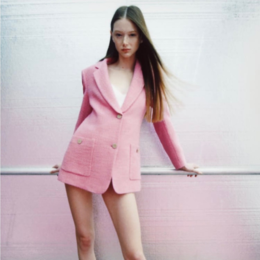 Retired edition - Pink Zara tweed blazer